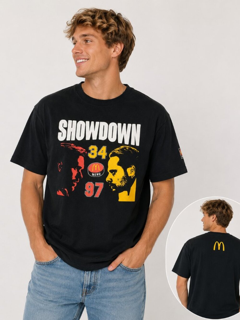 McDonald’s Showdown 34/97 Black Graphic T-Shirt